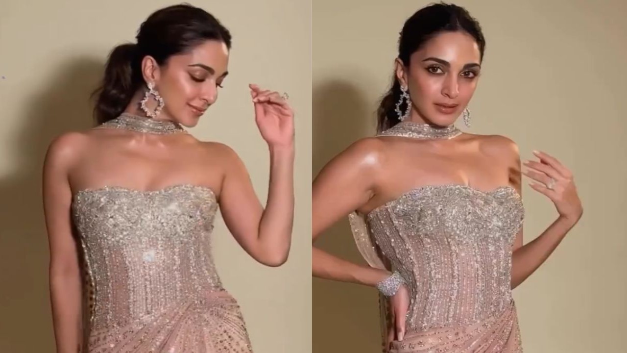 Kiara Advani serves glitz & glam in Faraz Manan couture (PC: Kiara Advani Instagram)