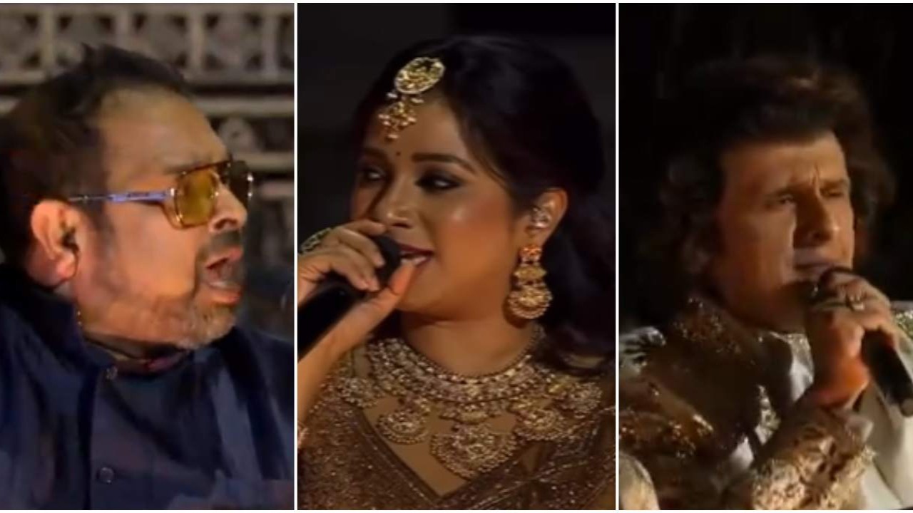 Anant Ambani-Radhika Merchant Aashirwad Ceremony: Shankar Mahadevan, Shreya Ghoshal and Sonu Nigam's musical rendition is treat to ears