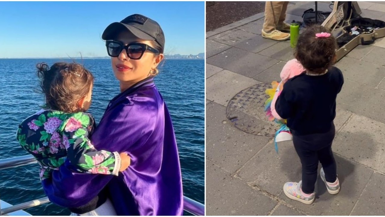 Priyanka Chopra drops cute glimpse of daughter Malti enjoying musical performance on street; WATCH