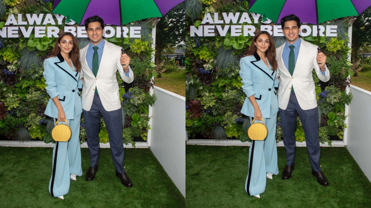 Kiara Advani switches her boss lady mode on in pastel blue pantsuit from Nina Ricci worth Rs 1,09,931 at Wimbledon 2024
