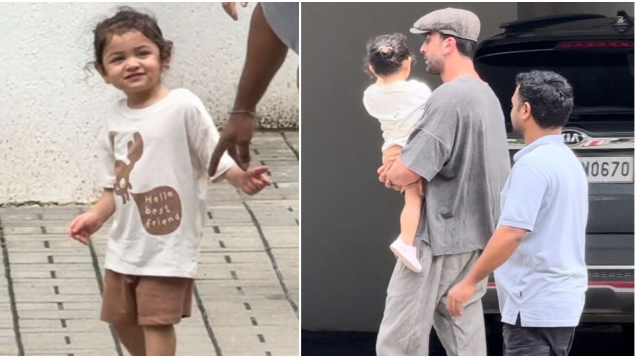 WATCH: Ranbir takes a morning stroll with daughter Raha; fans can’t keep calm