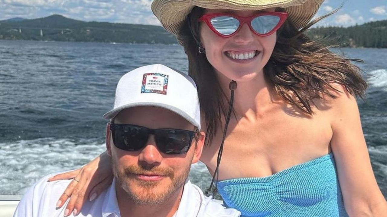 Chris Pratt with wife Katherine (Instagram)