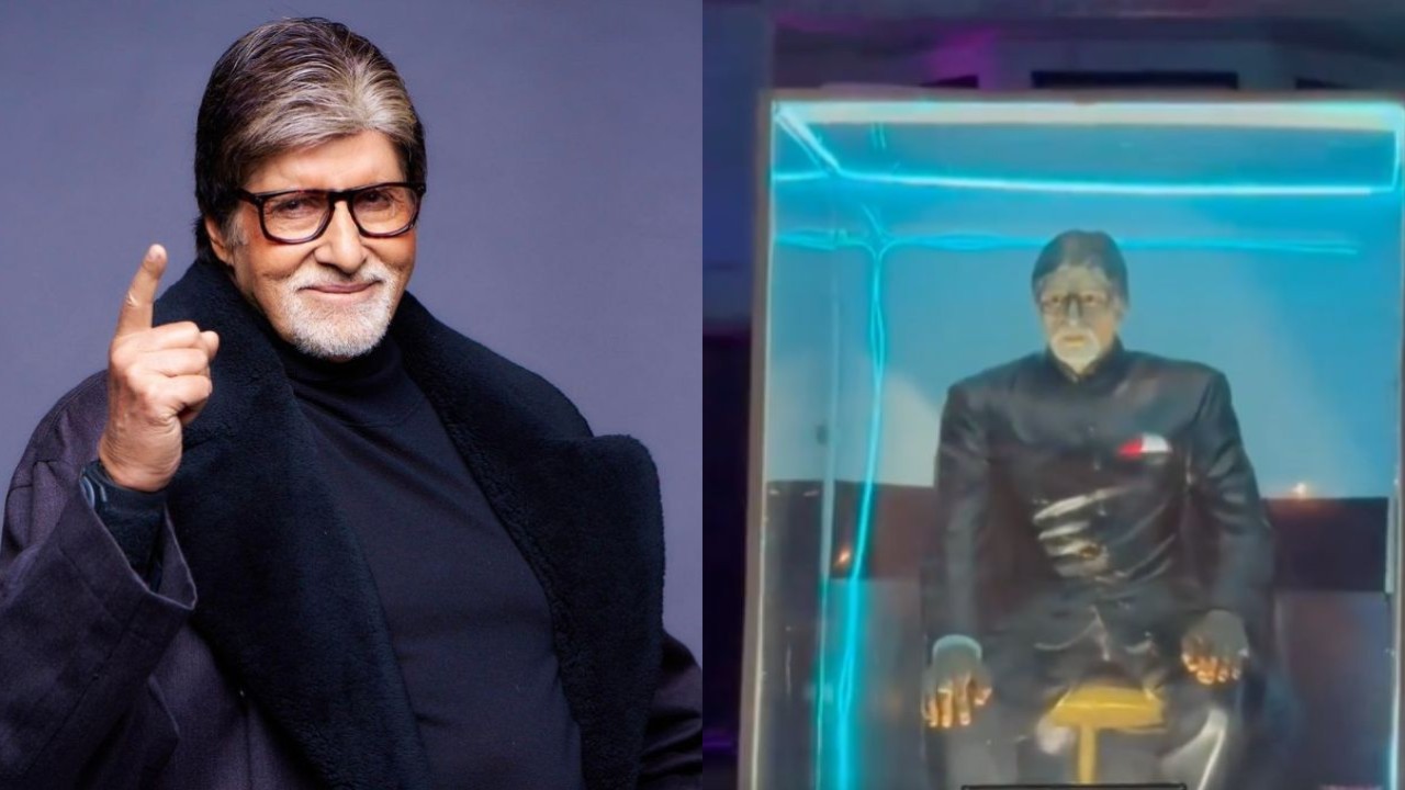 Amitabh Bachchan's life-size statue outside Indian-American businessman's house in New Jersey becomes most-popular tourist attraction