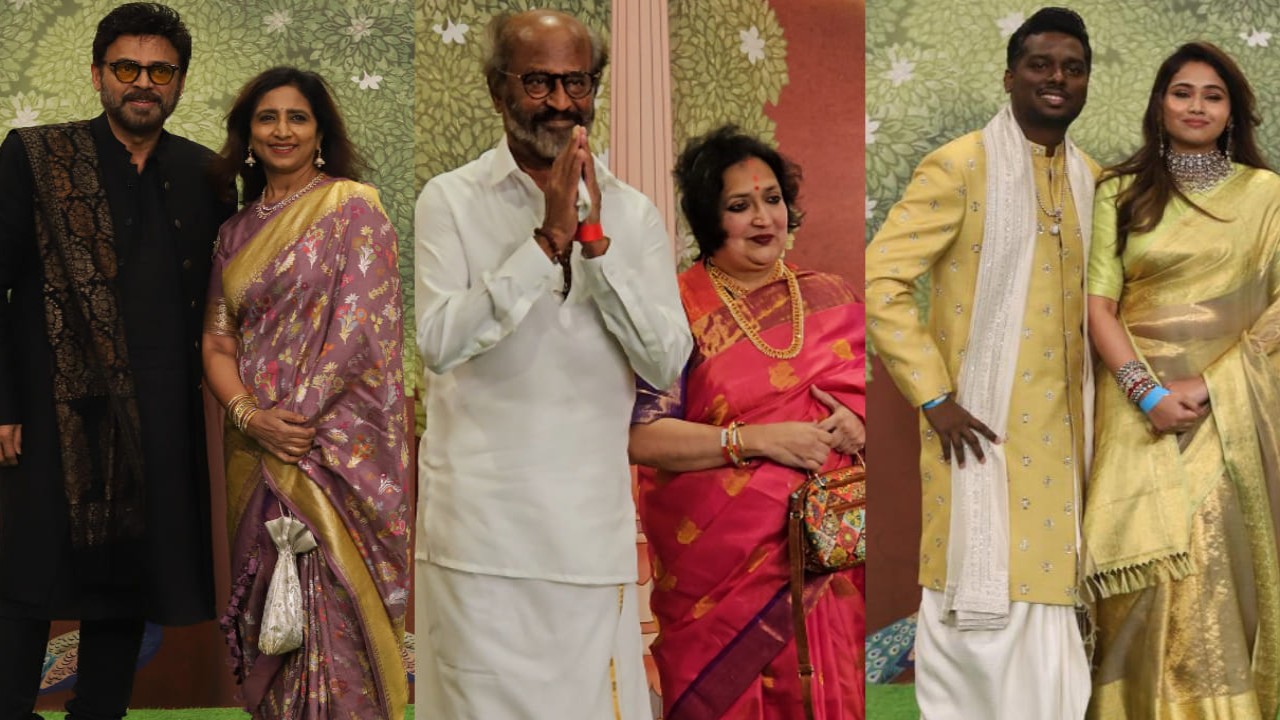 Anant-Radhika wedding: Rajinikanth, Venkatesh and Atlee make way sporting ethnic outfits