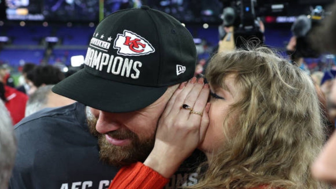 Taylor Swift and Travis Kelce's relationship sparks 'unofficial engagement' rumors, dividing fans.