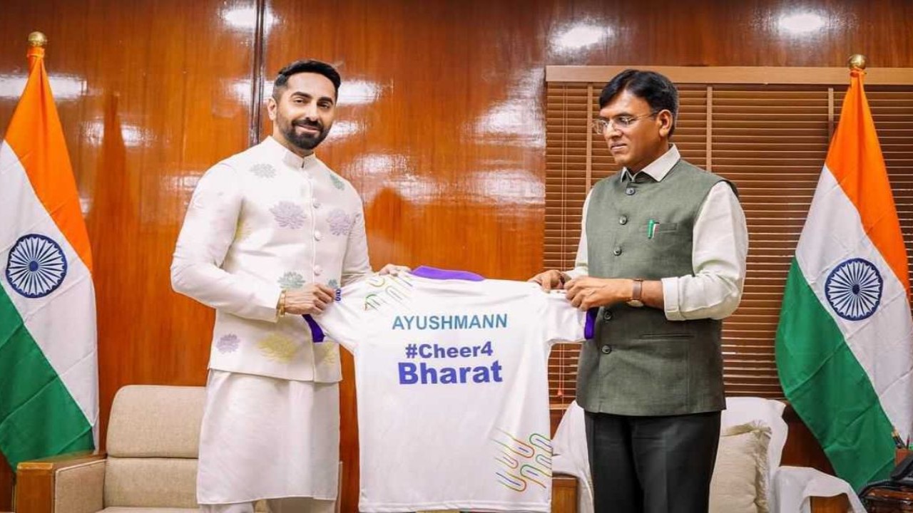 Paris Olympics 2024: Union Sports Minister Mansukh Mandaviya and Ayushmann Khurrana request nation to cheer for Team India; actor pens note