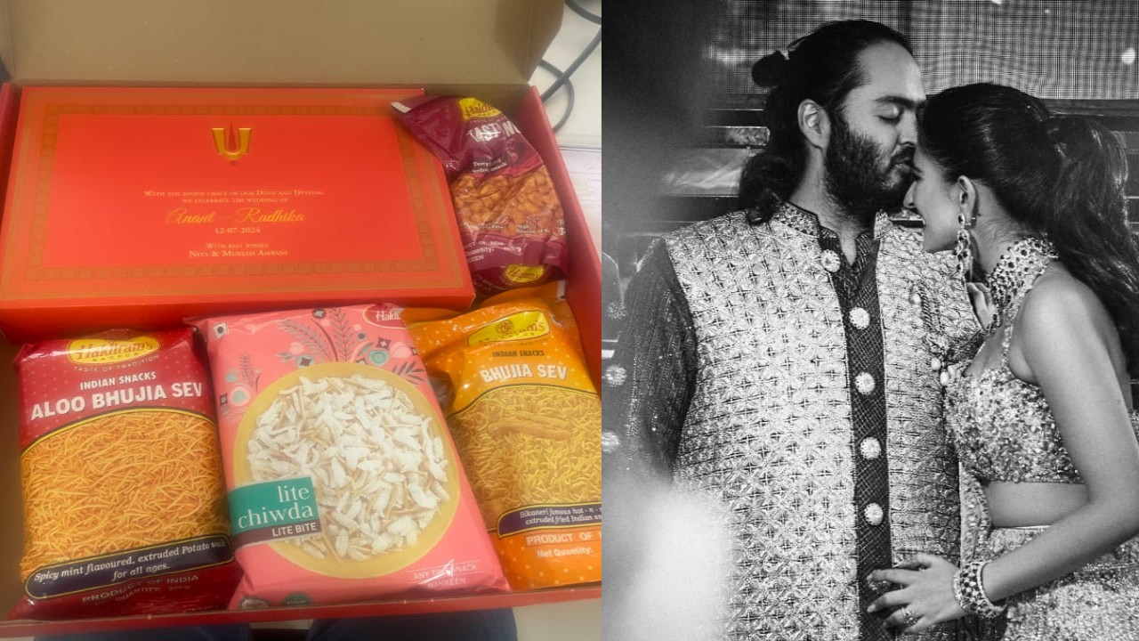 Anant Ambani-Radhika Merchant Wedding: Detailed video and pics of relatable invite for Reliance employee’s ft snacks, silver coins and more
