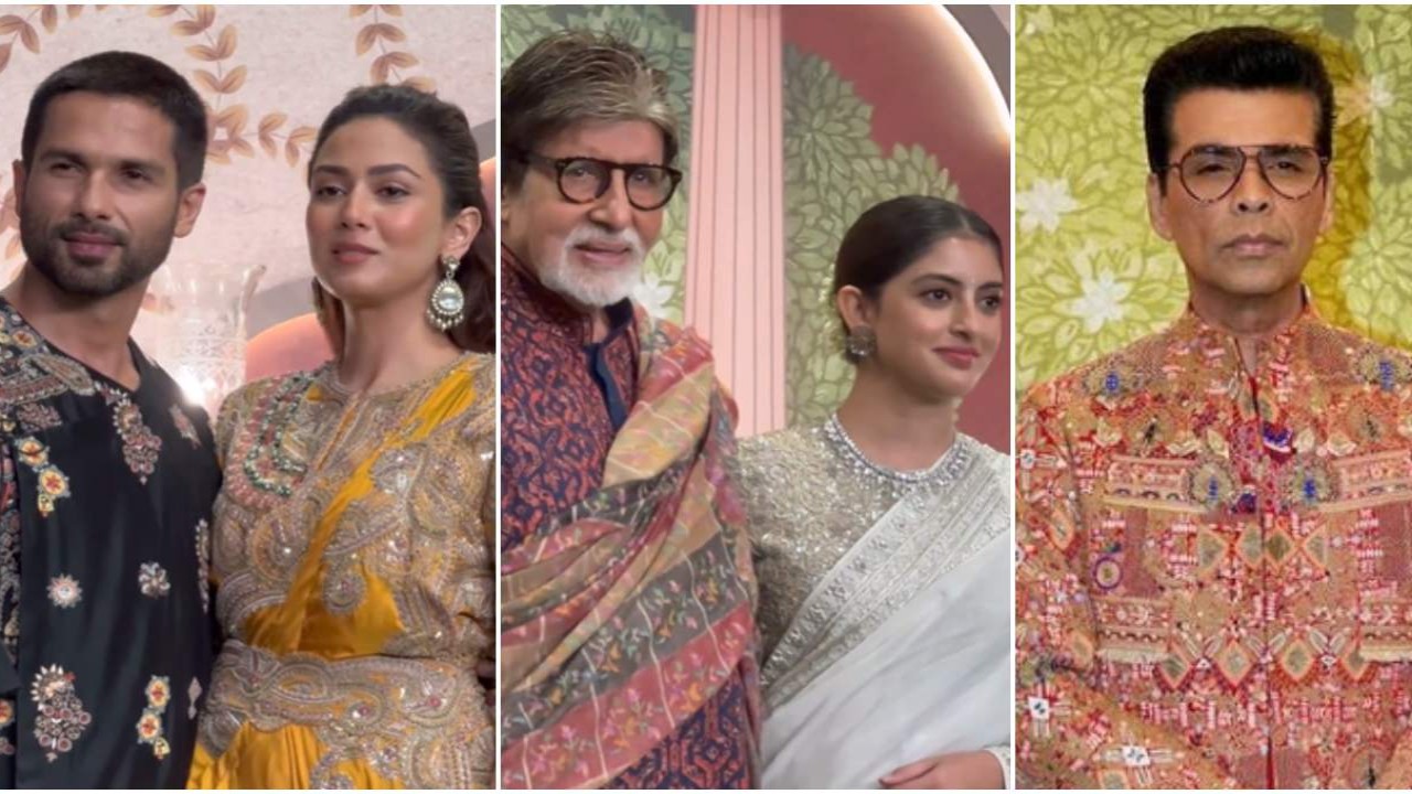 Amitabh Bachchan, Navya Nanda, Shahid Kapoor, Mira Rajput, Karan Johar and Apoorva Mehta