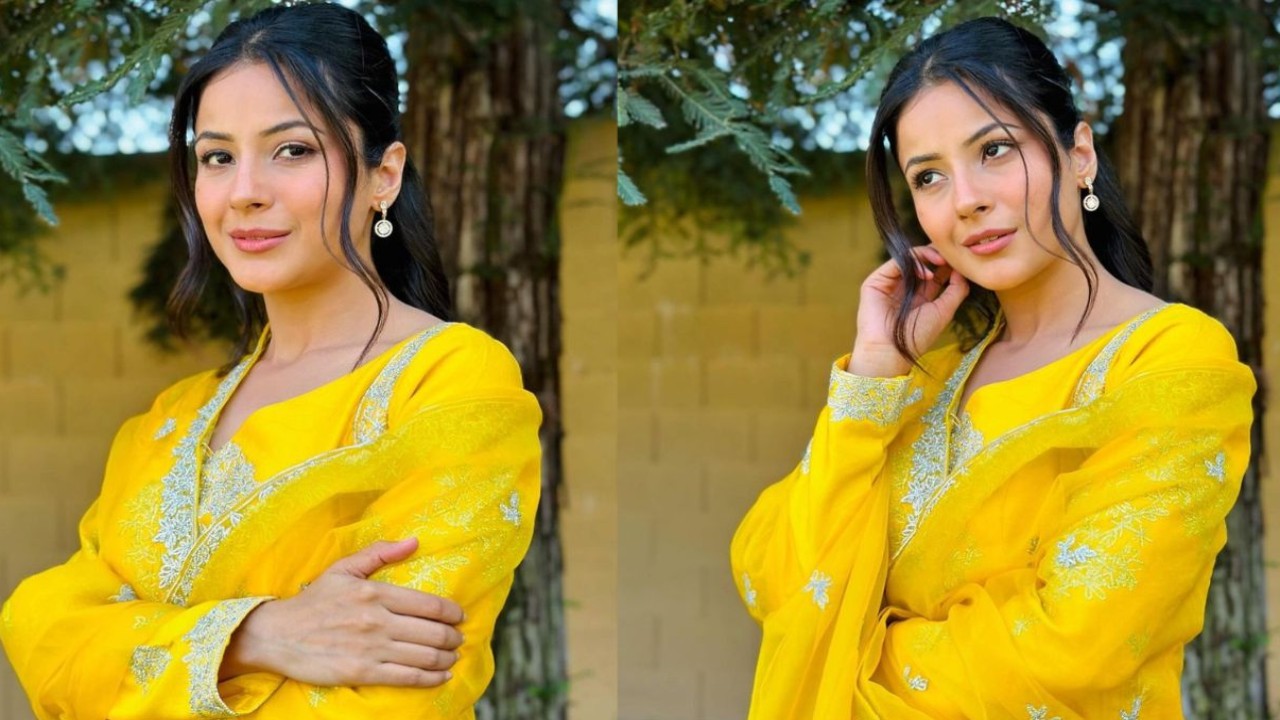 Shehnaaz Gill shines bright and beautiful in yellow chanderi sharara set, its price will leave you stunned