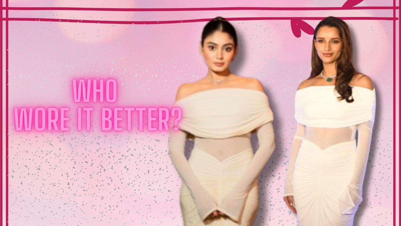 Triptii Dimri wears same off-white gown as Bigg Boss OTT 3’s Sana Makbul; Who wore the Rs 21,500 outfit better? VOTE