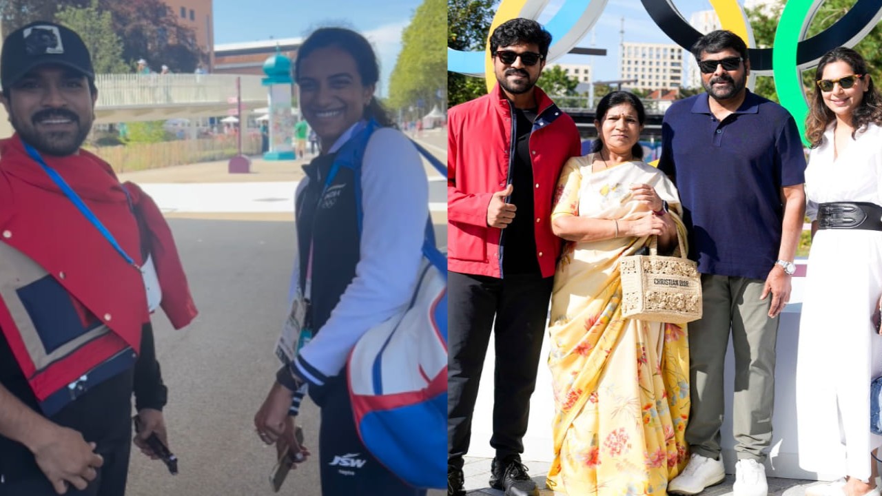 Paris Olympics 2024: Ram Charan gets special tour of the Village from PV Sindhu; wife Upasana captures VIDEO 