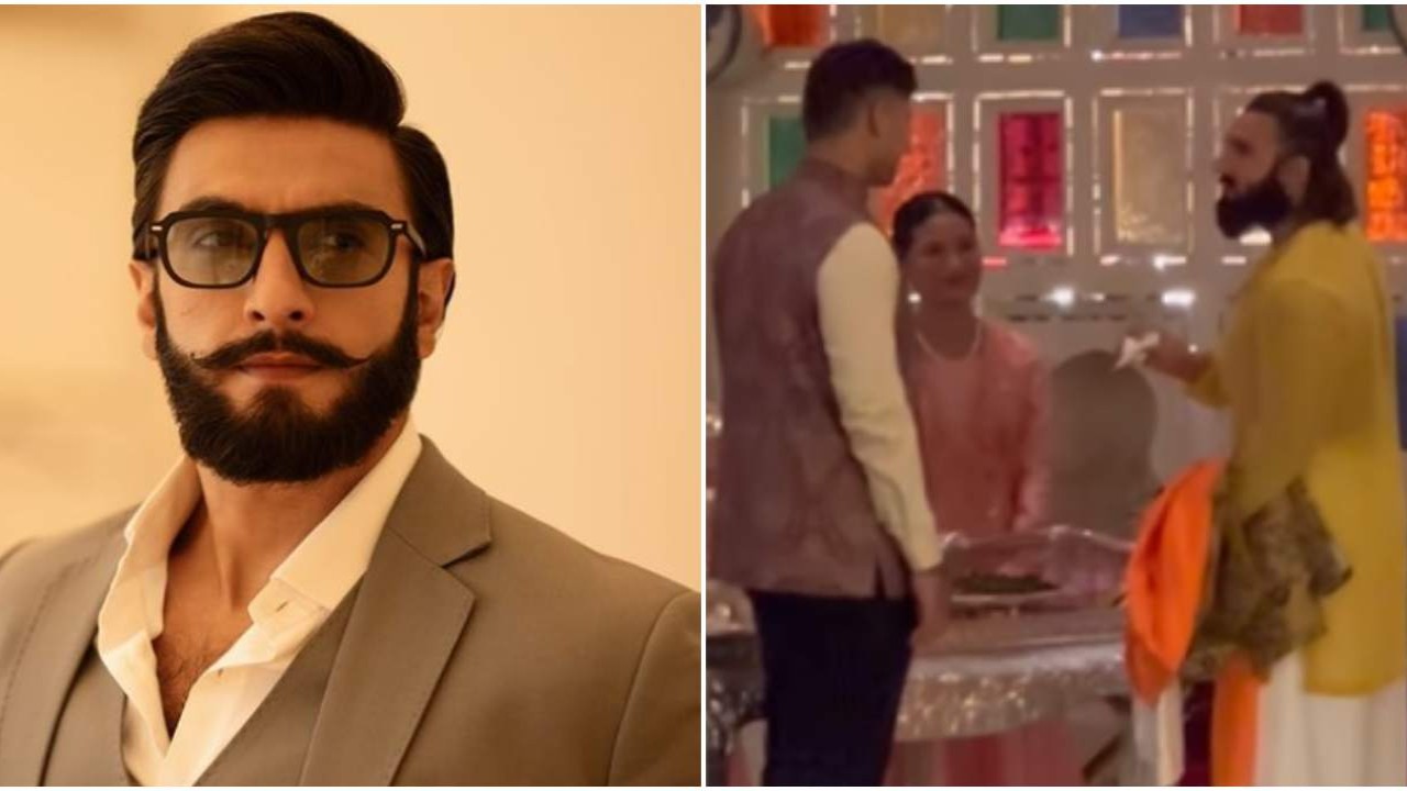 Anant Ambani-Radhika Merchant Wedding: Ranveer Singh relishes paan at couple's haldi ceremony; WATCH