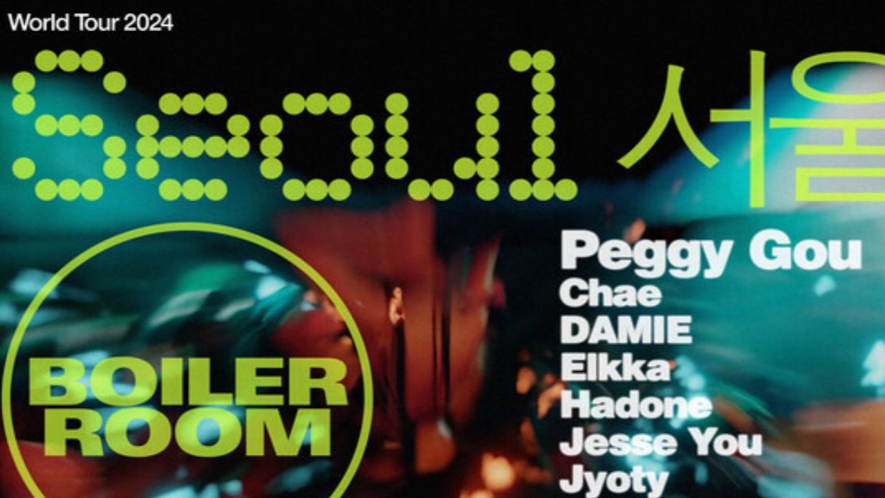 Boiler Room Seoul 2024 poster: image from Boiler Room Website