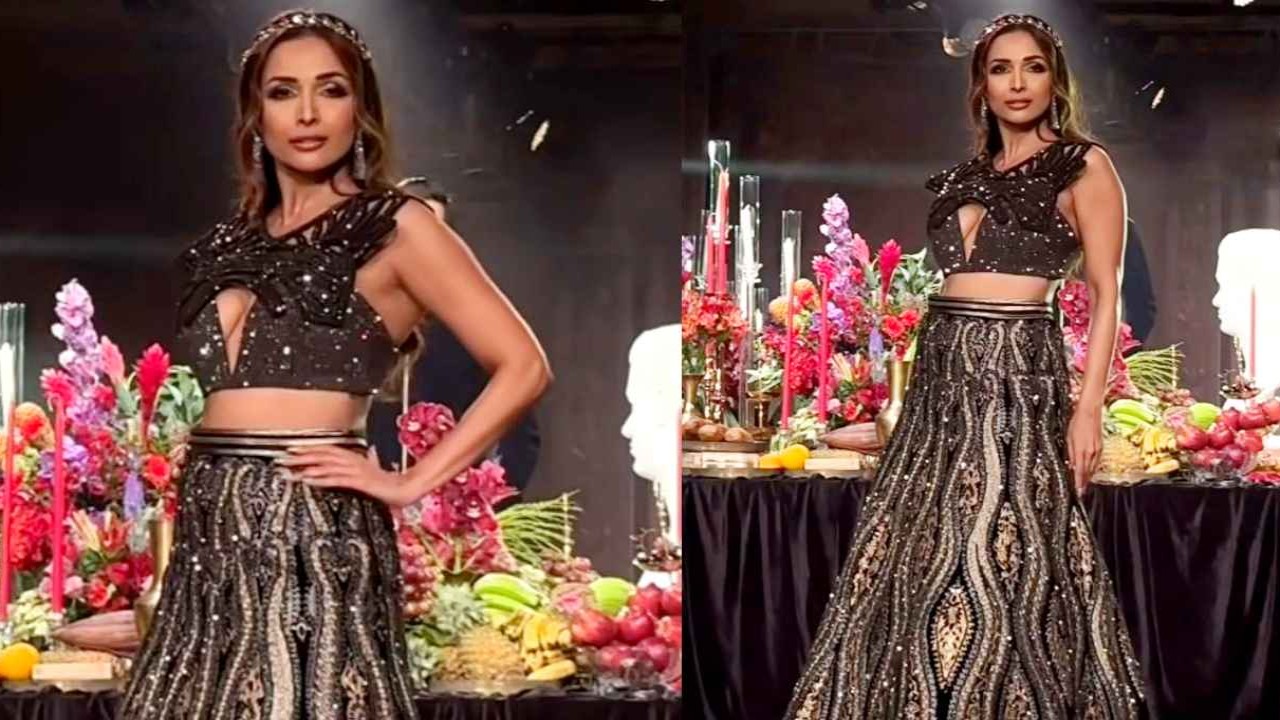 Malaika Arora, Formal Wear, lehenga, ICW 2024, India Couture Week 2024India Couture Week 2024, Style, Fashion