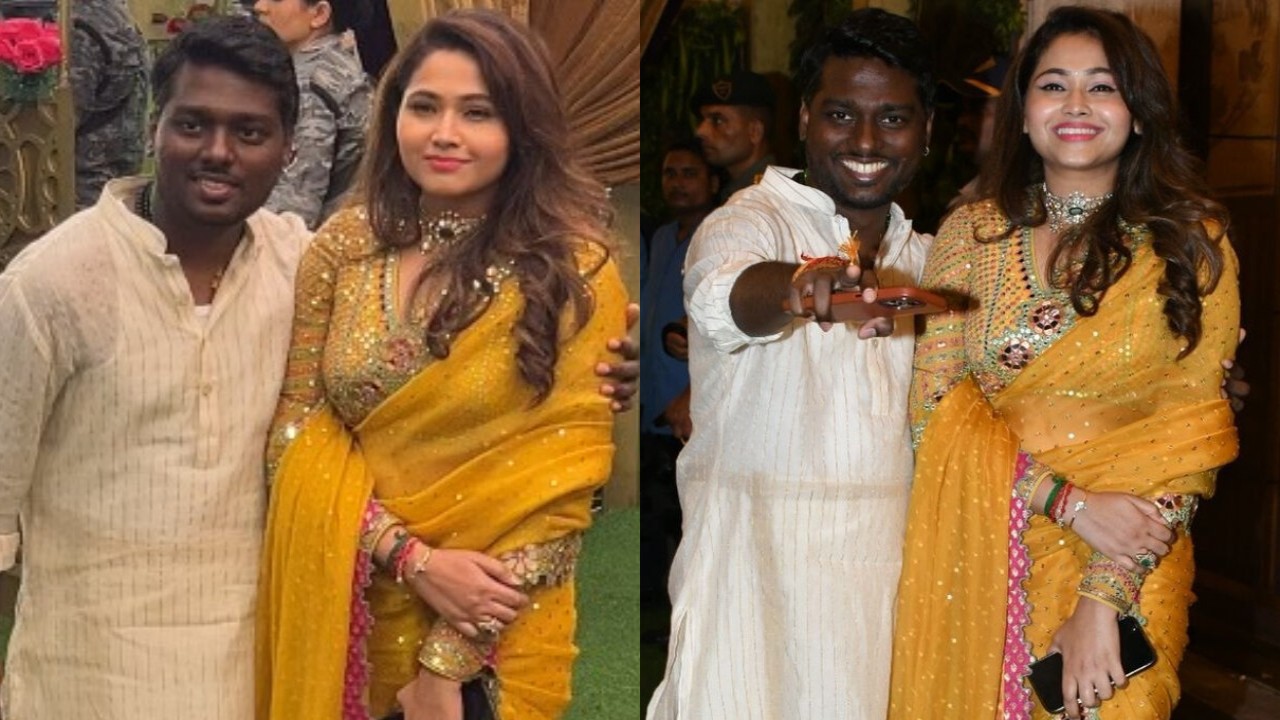 Check out Atlee-Priya look stunning together in Anant-Radhika's pre-wedding event