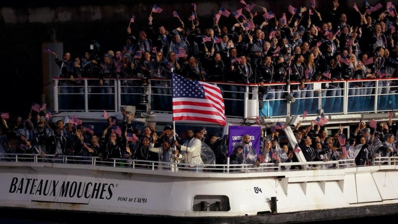 LeBron James’ Iconic Flag Bearing Moment With Coco Gauff at Paris Olympic Opening Ceremony Goes Viral