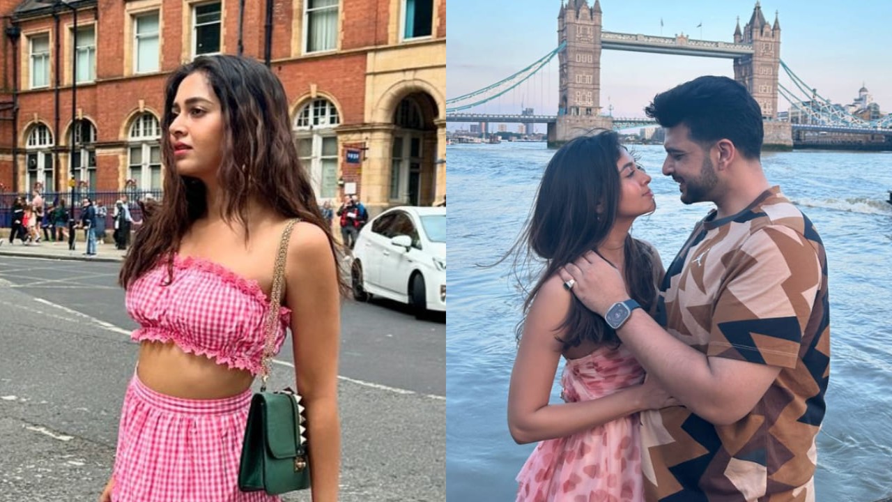 Tejasswi Prakash stuns in pink ensemble; don't miss Karan Kundrra’s lovestruck reaction