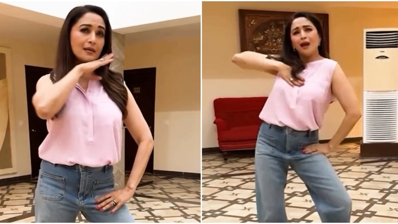 注目：Madhuri Dixit が Pushpa 2 の曲にマラーティー語のひねりを加えています。ファンは彼女のダンスの動きに夢中になっています