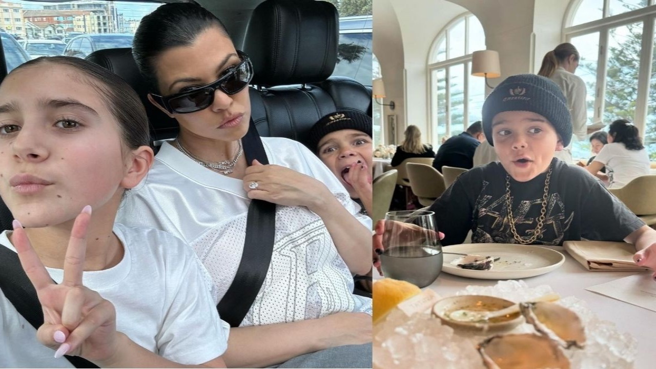 'He Started Biting Me': Kourtney Kardashian Reveals Why She Decided To Stop Nursing Son Reign 