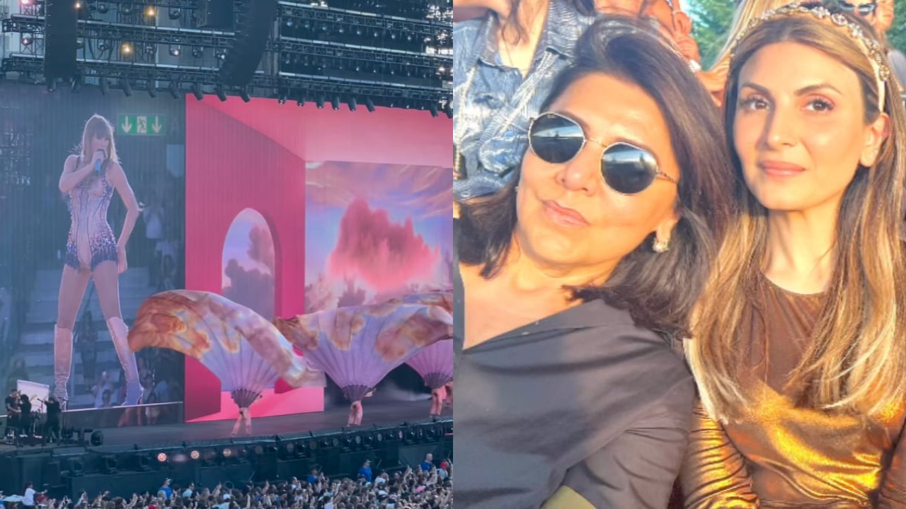Neetu Kapoor, daughter Riddhima and granddaughter Samara are ‘certified Swifties’ as trio attends Taylor Swift’s Eras Tour concert; PIC