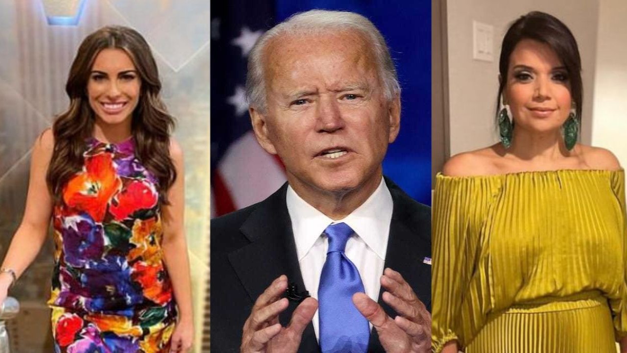  Alyssa Farah Griffin (CC: Instagram), Joe Biden (CC: Getty Images) and Ana Navarro  (CC: Instagram)