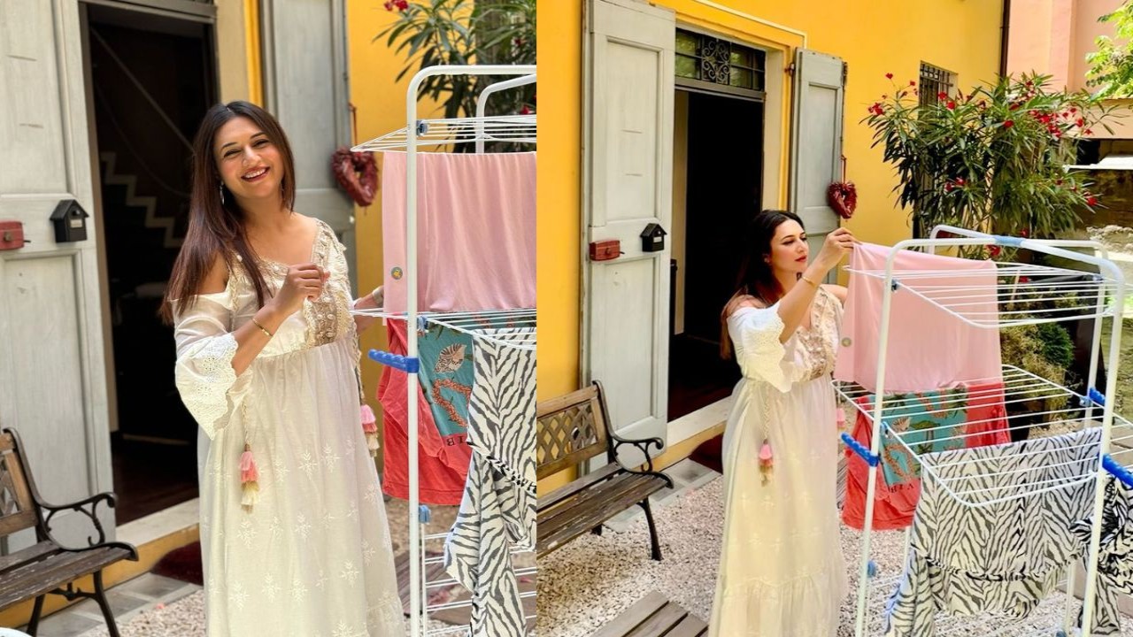 Divyanka Tripathi does 'laundry' next day after celebrating eighth wedding anniversary in Europe: View Pics