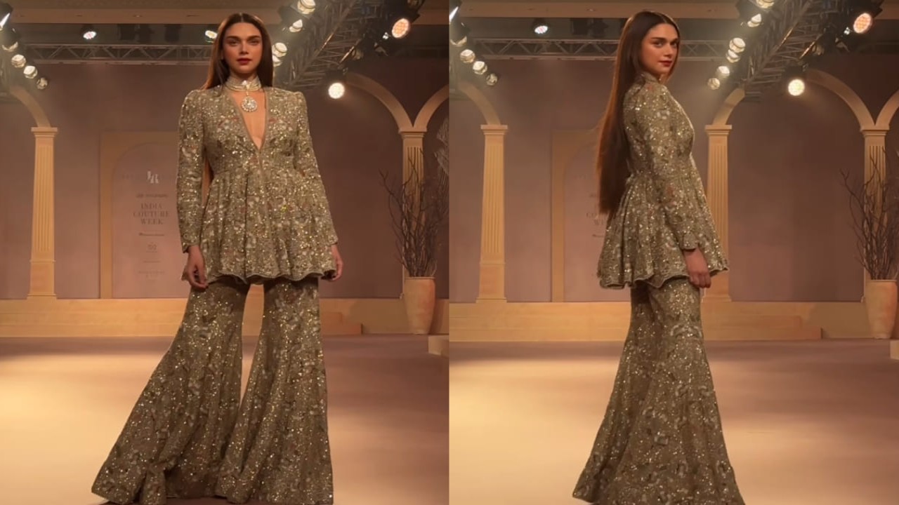 Aditi Rao Hydari turns showstopper for Jayanti Reddy