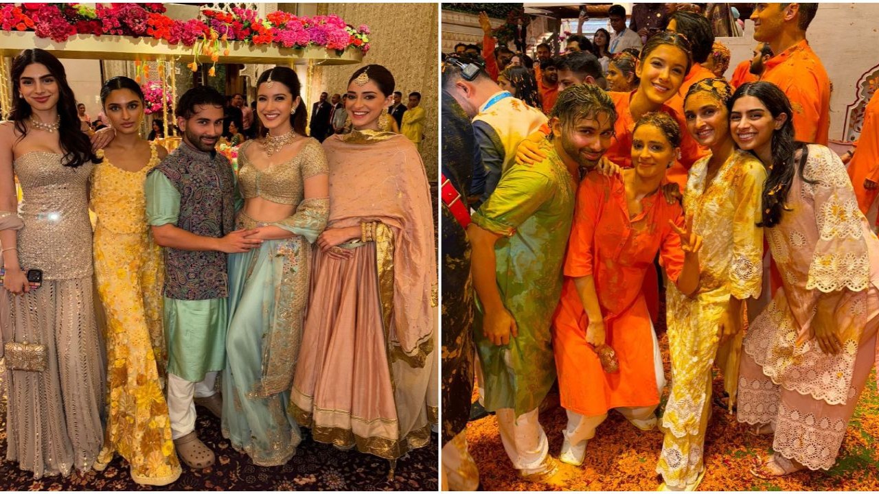 Anant Ambani-Radhika Merchant Wedding: Ananya Panday, Khushi Kapoor, Shanaya, Orry's before and after PICS from Haldi are all things fun