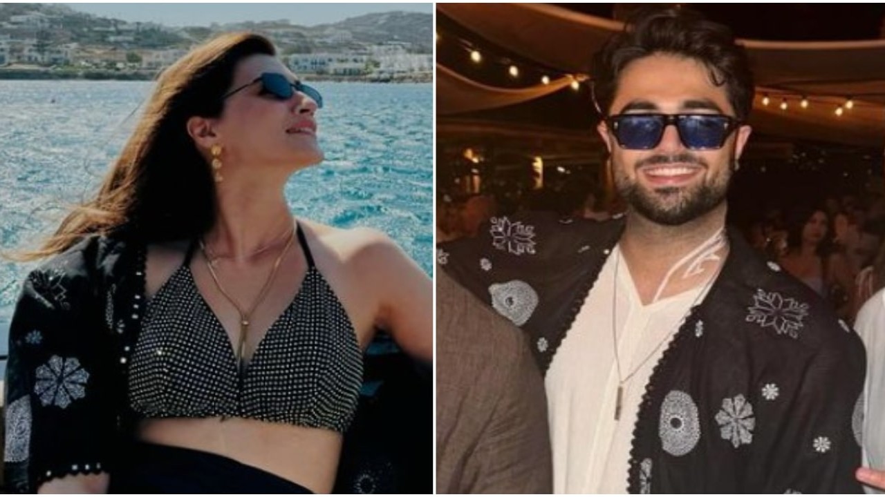 PICS: Kriti Sanon and her rumored BF Kabir Bahia spotted wearing same shrug during their Greece vacation