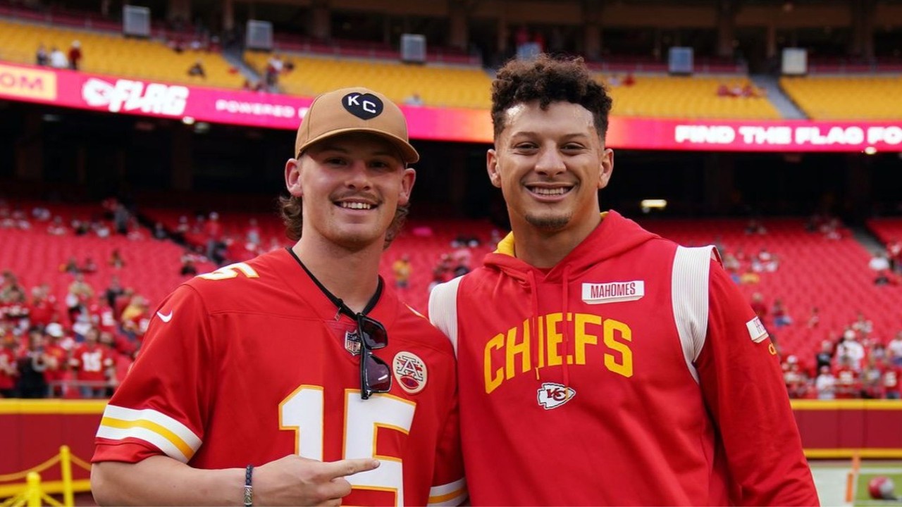 Patrick Mahomes Left Disappointed After End of Home Run Derby for Royals' Bobby Witt Jr. Vs. Los Angeles Dodgers