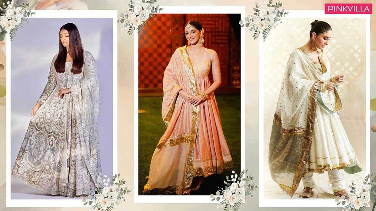 Ananya Panday, Aishwarya Rai Bachchan, Kareena Kapoor Khan, anarkali, anarkalis, anarkali suits, wedding season, wedding style, fashion