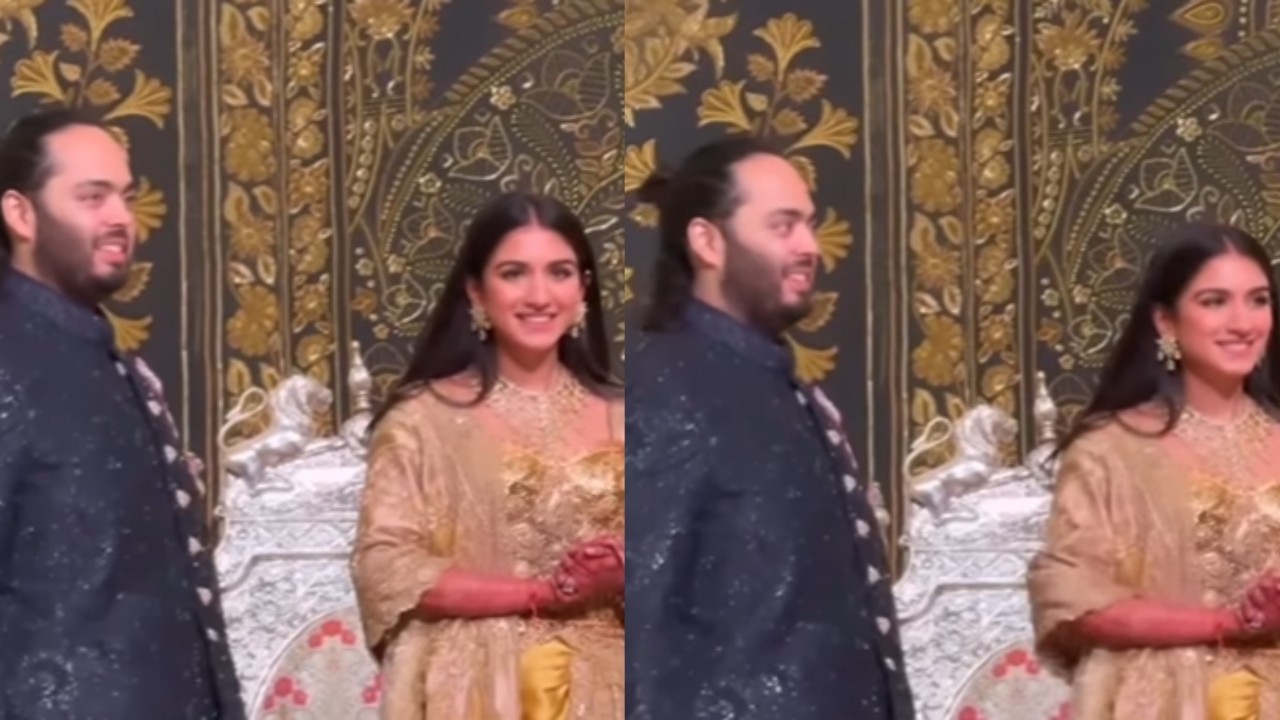 Anant-Radhika Wedding Reception: Couple exudes magnetic charm in FIRST LOOK