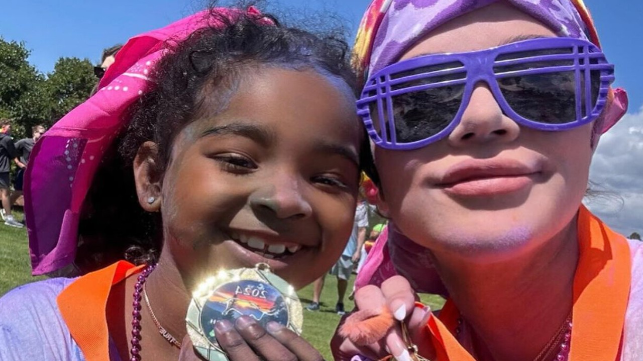 Khloe Kardashian Completes Color Run With Daughter True and Son Tatum, Mother-Daughter Flaunt Medals; See Pics 