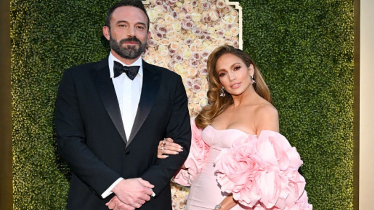 Jennifer Lopez and Ben Affleck via Getty Images