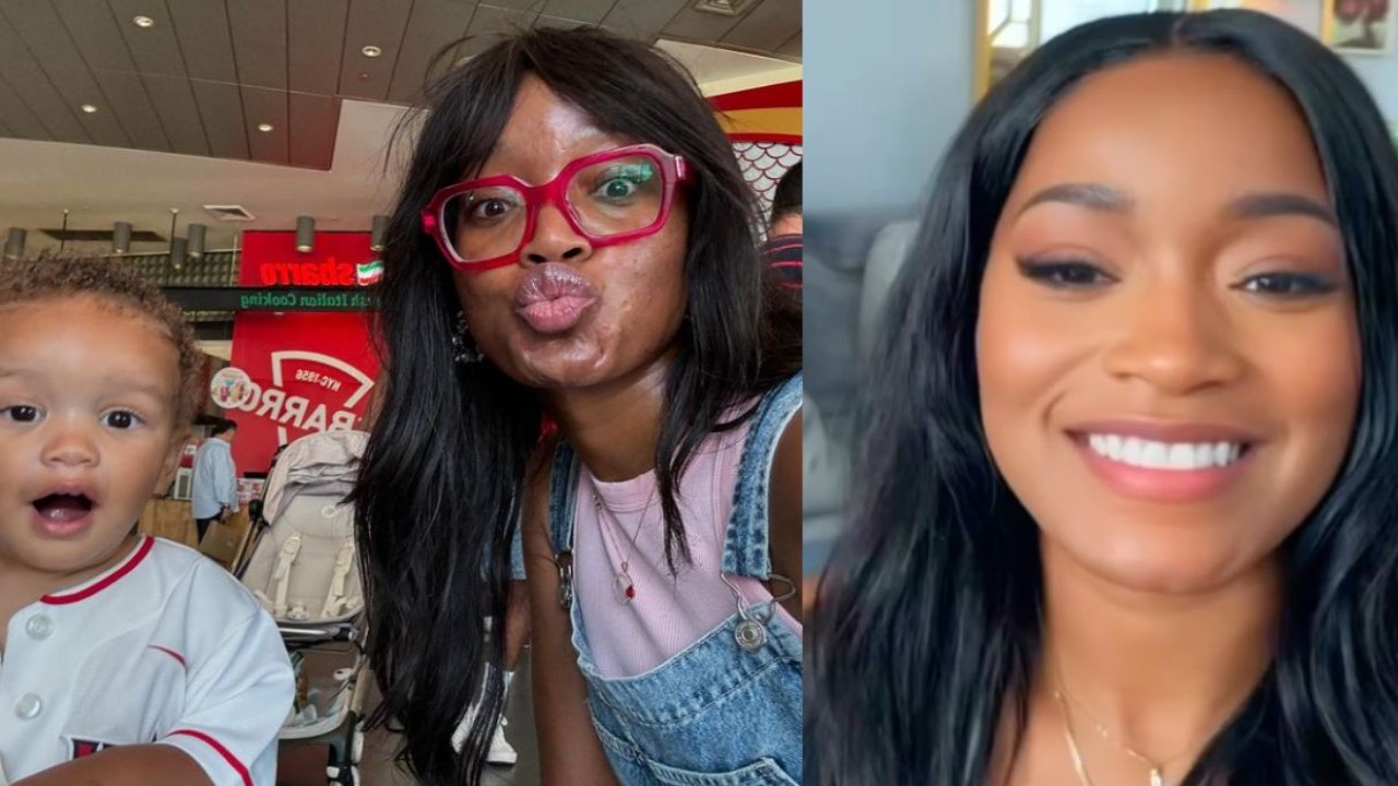 Keke Palmer hilariously reacts to pregnancy rumors during birthday party with ex Darius Jackson