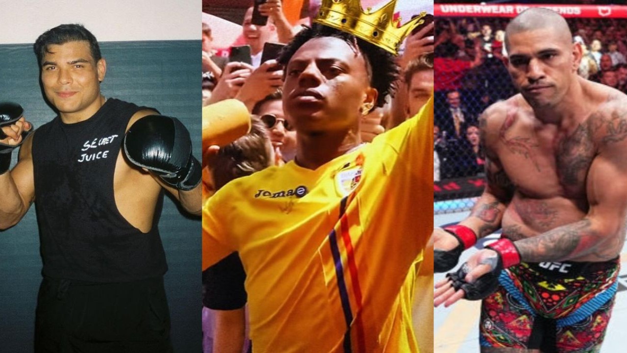 Paulo Costa Has A Hilarious Reaction To IShowSpeed Outscoring Alex Pereira On Punching Machine