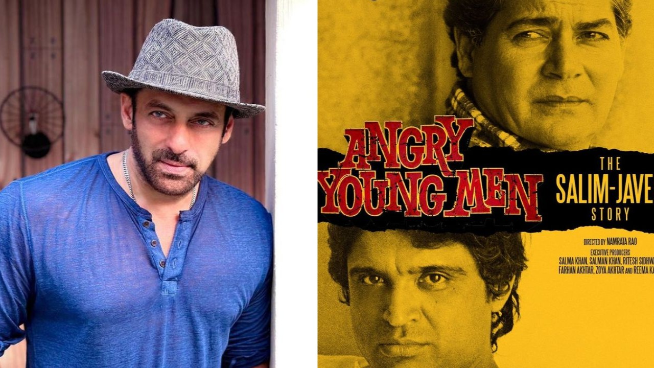 サルマン・カーンが、父親のサリム・カーンとジャベド・アクタル主演の『Angry Young Men: The Salim-Javed Story』の公開日を発表。 「投稿」を参照