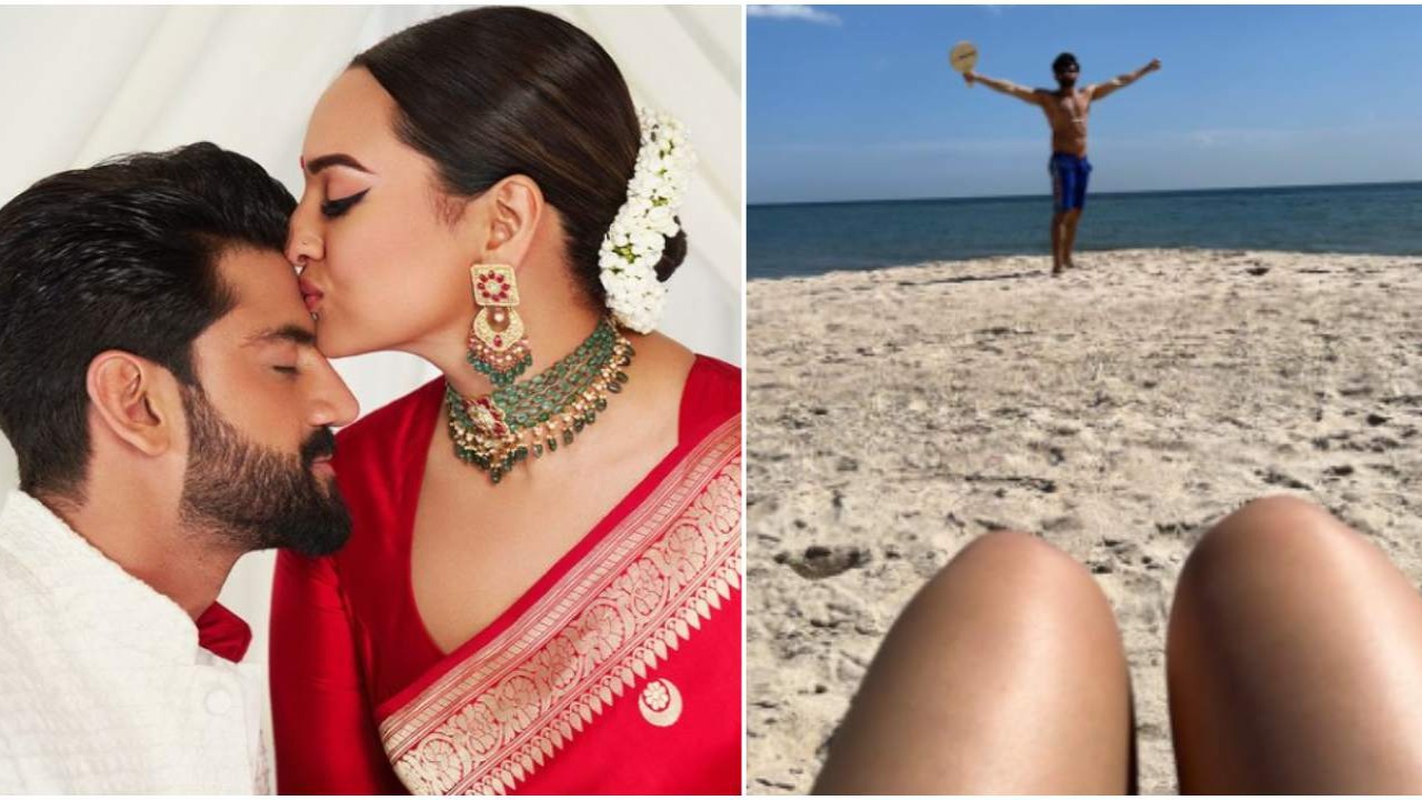 Sonakshi Sinha drops sneak peek from her beach vacation with husband Zaheer Iqbal; see PIC