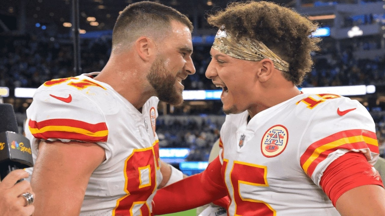 Travis Kelce and Patrick Mahomes (PC:Twitter)