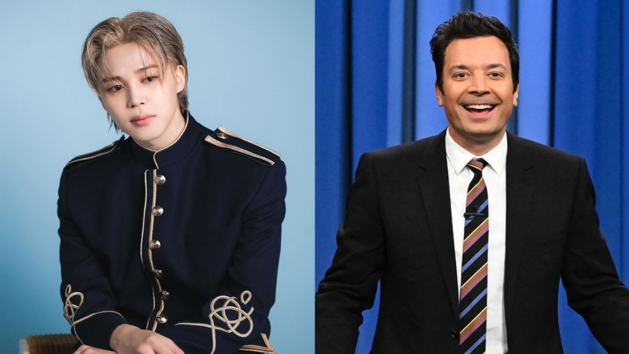 BTS' Jimin, Jimmy Fallon; Image Courtesy: BIGHIT MUSIC, Jimmy Fallon's Instagram