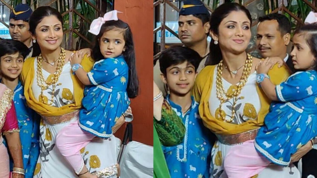 Shilpa Shetty’s Janmashtami look (PC: APH Images)