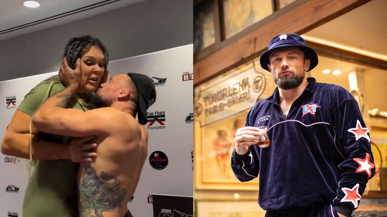 WATCH: Gabi Garcia Gets Kissed by Craig Jones in Viral Video During Crazy Weigh in Face-off Ahead of BJJ Super-Fight