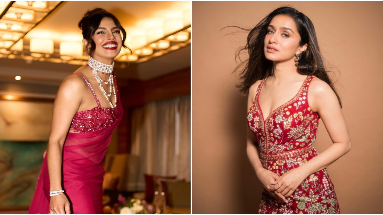 Priyanka Chopra shares PICTURES of her ‘Berries and Cream’ look for her brother’s wedding festivities; Shraddha Kapoor’s reaction touches us all