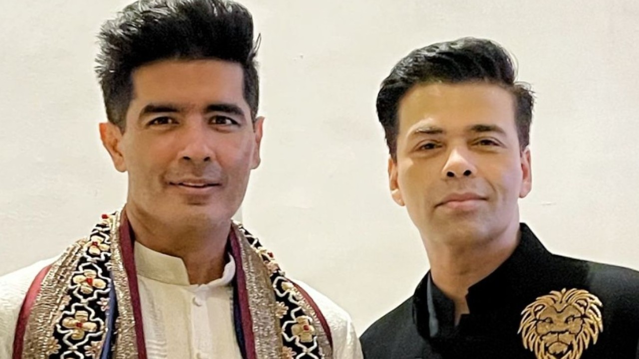 Manish Malhotra and Karan Johar 