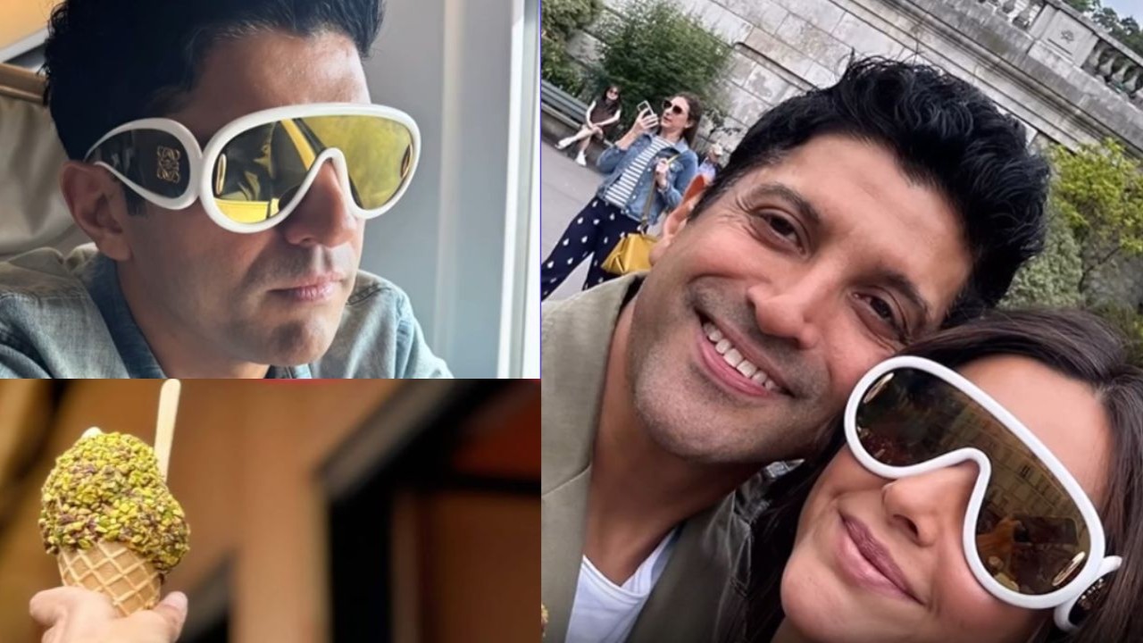 Farhan Akhtar and Shibani Akhtar’s ‘cool summer’ is all about selfies, ice cream, meals and good times; WATCH