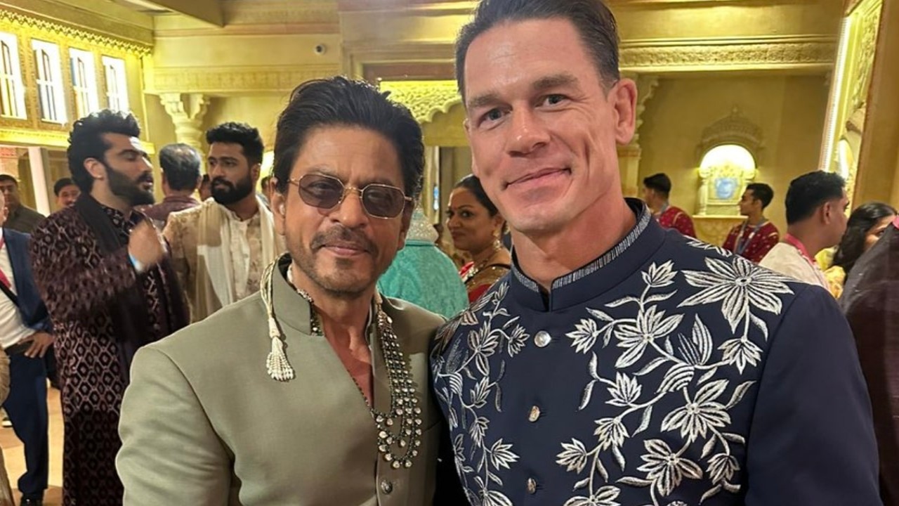 John Cena recalls his 'starstruck' moment of meeting Shah Rukh Khan at Anant-Radhika's wedding; calls SRK 'amazing'