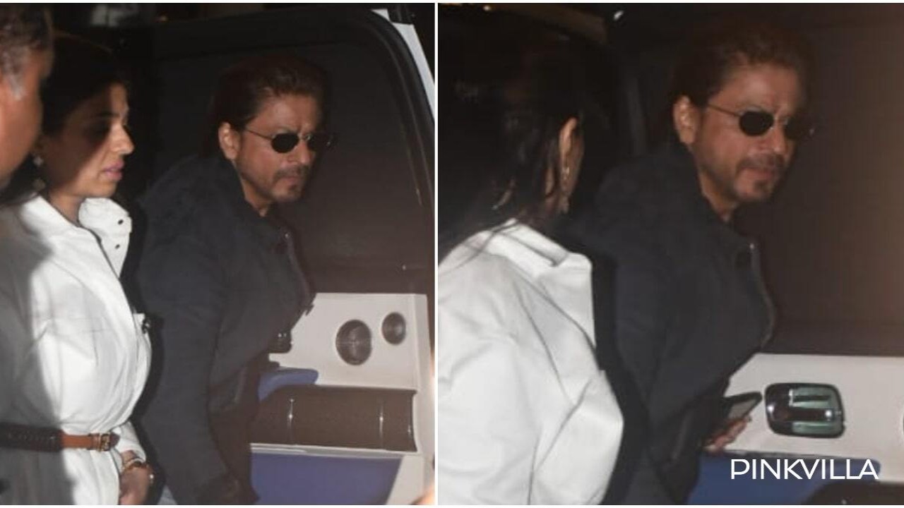 WATCH: Shah Rukh Khan makes dapper appearance at Pathaan director Siddharth Anand’s birthday bash; don’t miss his long hair look