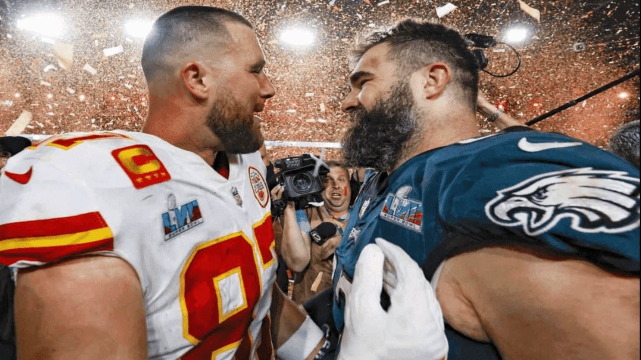 Travis Kelce and Jason Kelce (PC: Instagram)