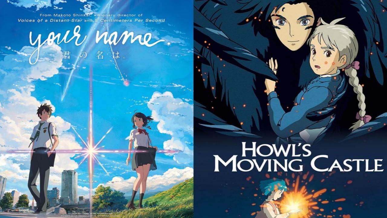 Your Name; Howl's Moving Castle; Image Credit: IMDb 