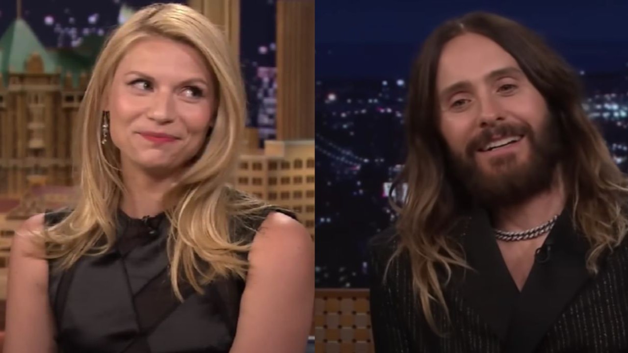 Claire Danes and Jared Leto (Images via YouTube/The Tonight Show Starring Jimmy Fallon)